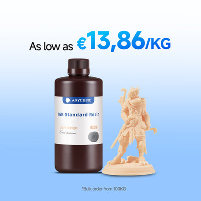 16K Standard Resin 10-100 kg Deals