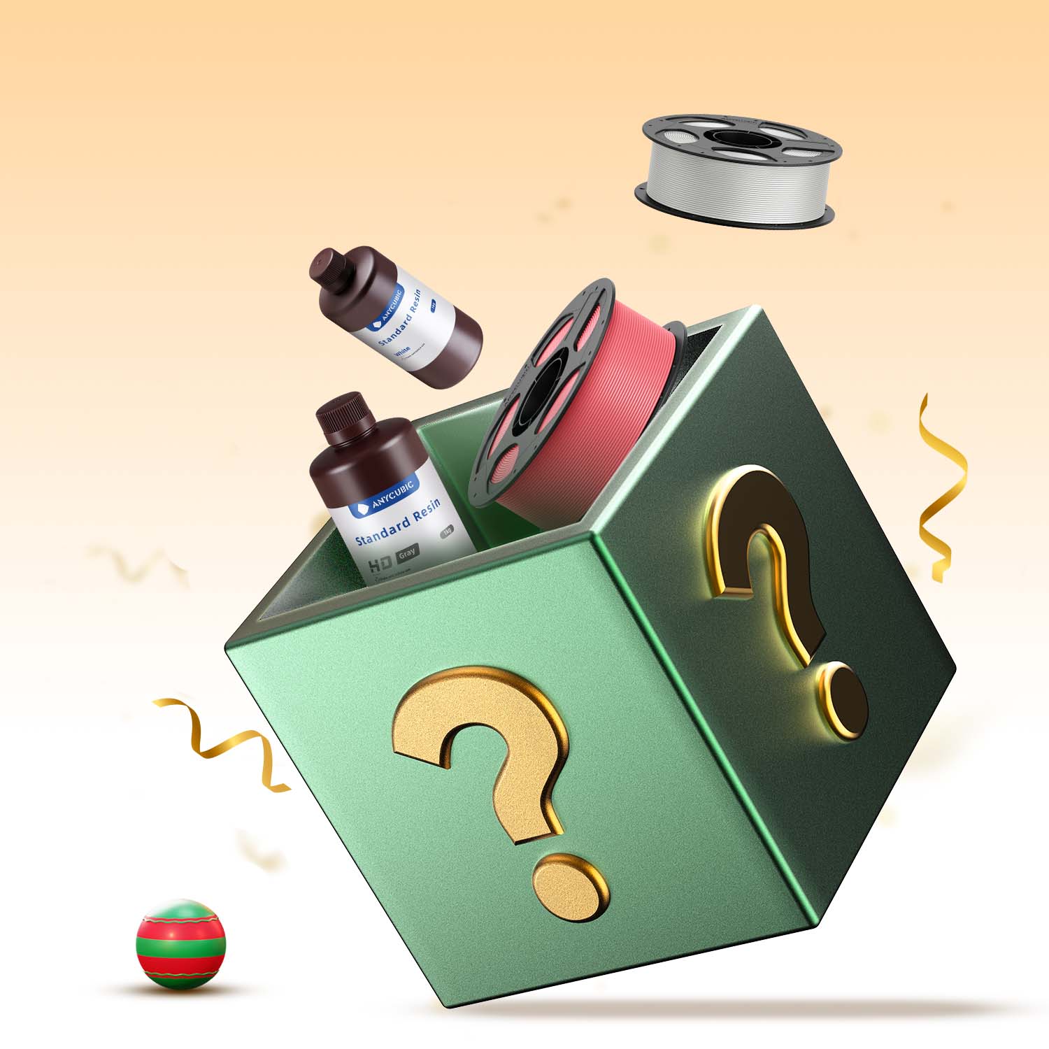 Anycubic Resin and Filament Mystery Box