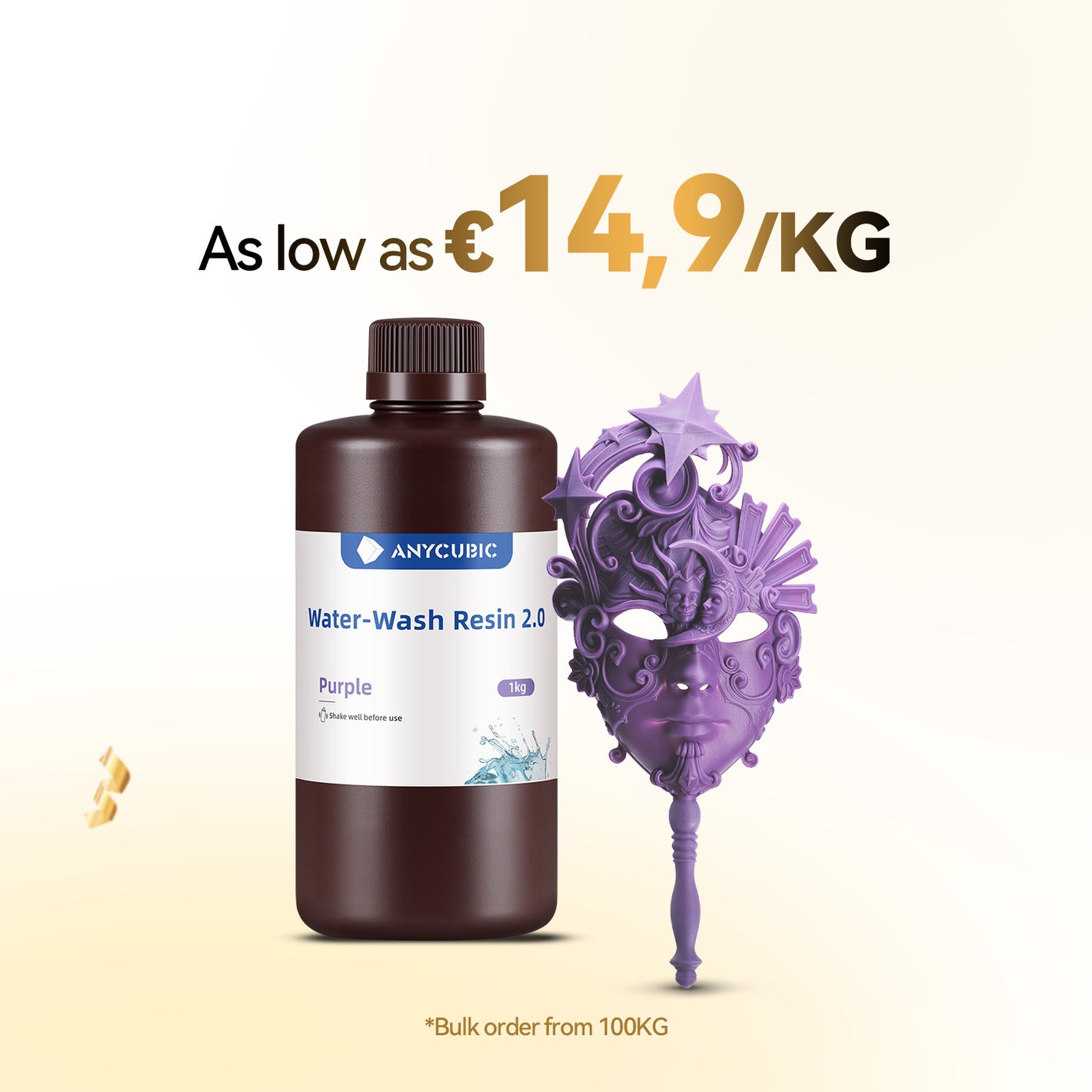 Water-Wash Resin 2.0 10-100KG Deals