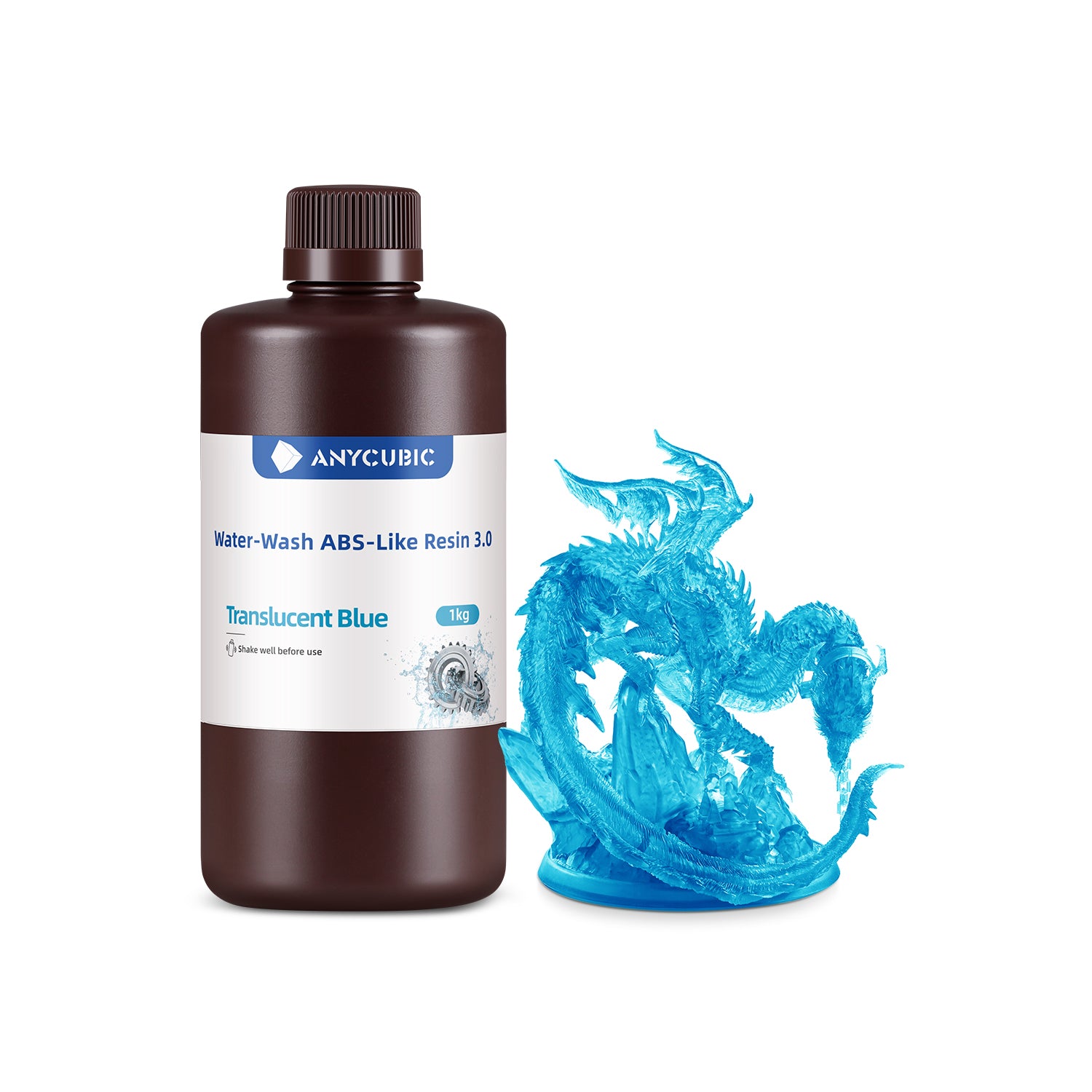Anycubic Water-Wash ABS-Like Resin 3.0 Effortless Cleaning for Pro 3D Printing Anycubic Water-Wash ABS-Like Resin 3.0 Effortless Cleaning for Pro 3D Printing