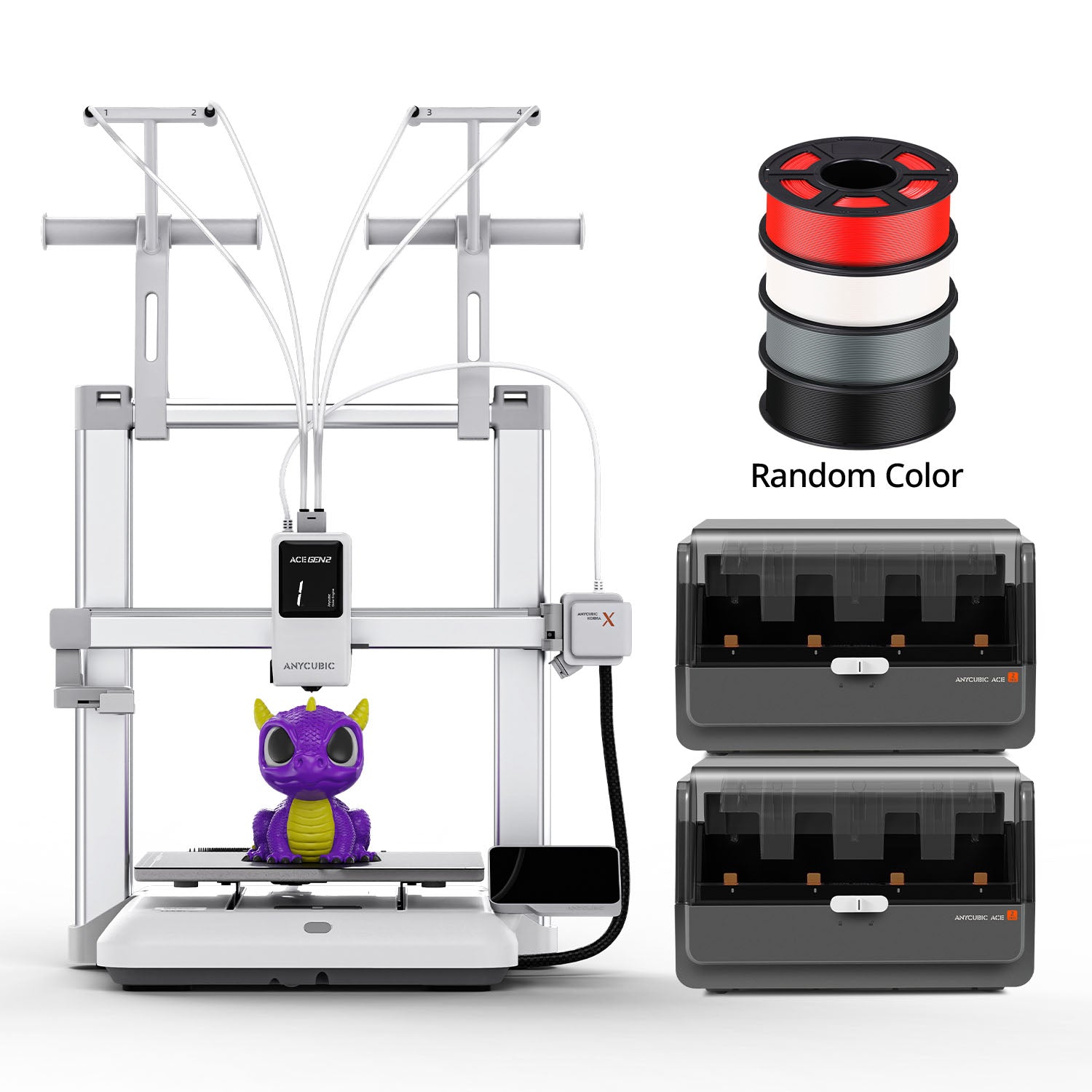 Anycubic Kobra X Combo: 19-Color 3D Printer | Limit. Less.