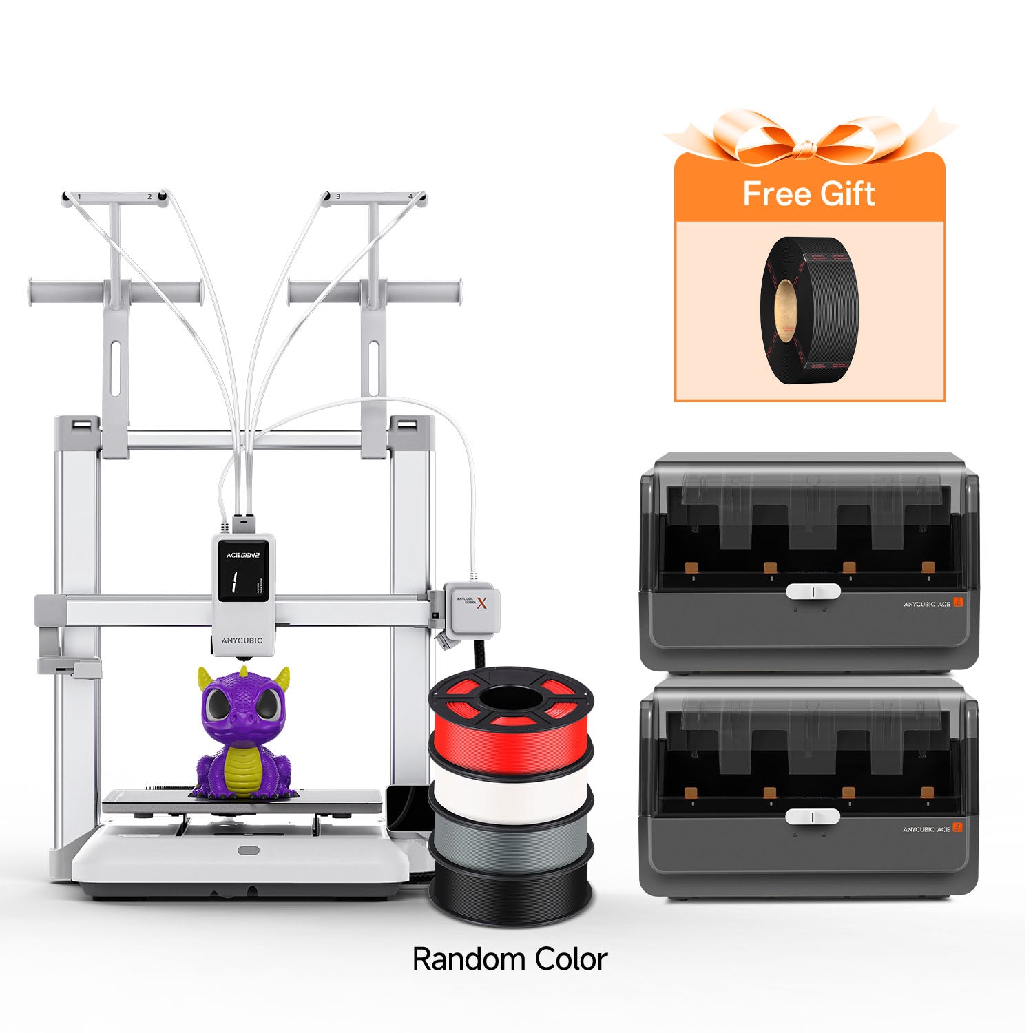 Anycubic Kobra X Combo: 19-Color 3D Printer | Limit. Less.