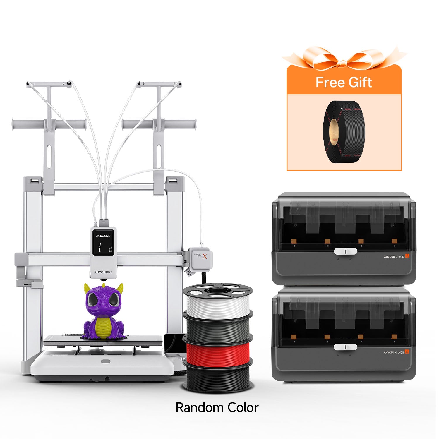 Anycubic Kobra X Combo: 19-Color 3D Printer | Limit. Less.
