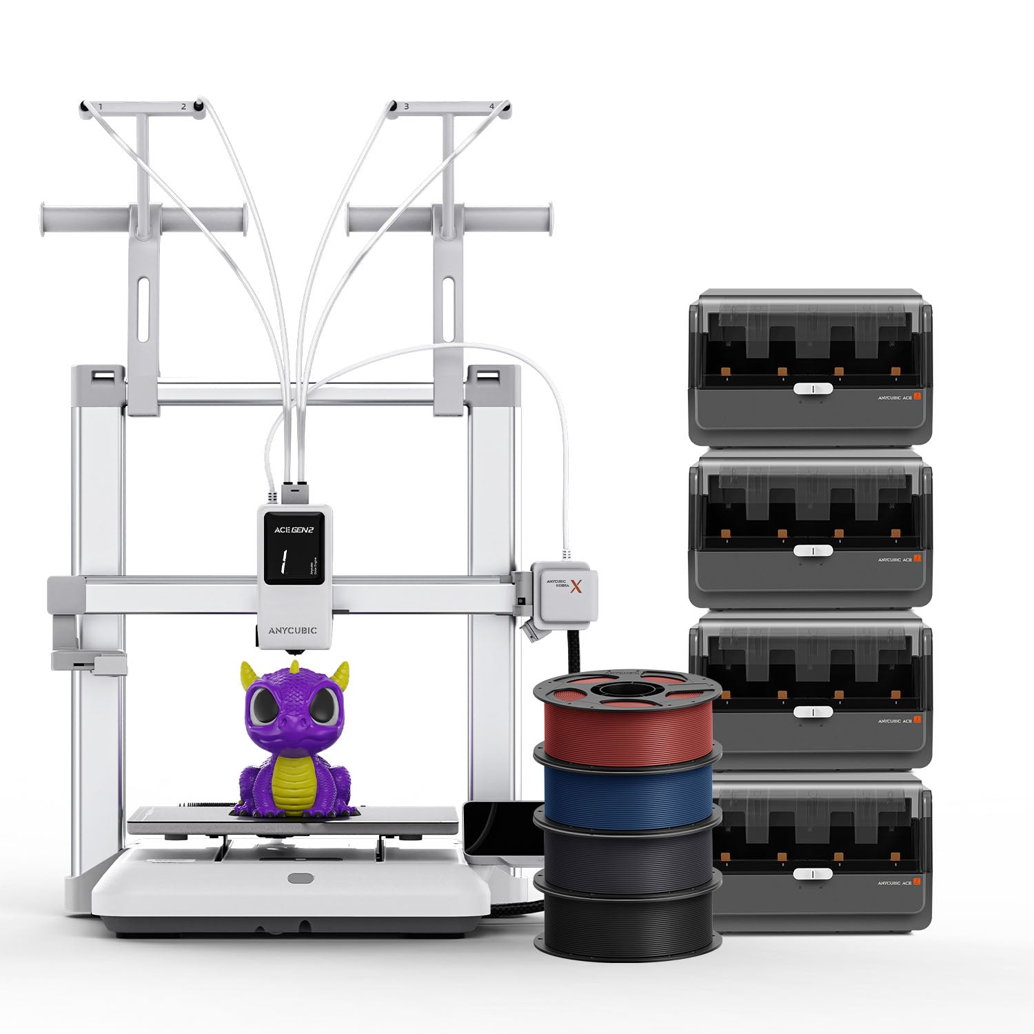 Anycubic Kobra X Combo: 19-Color 3D Printer | Limit. Less.