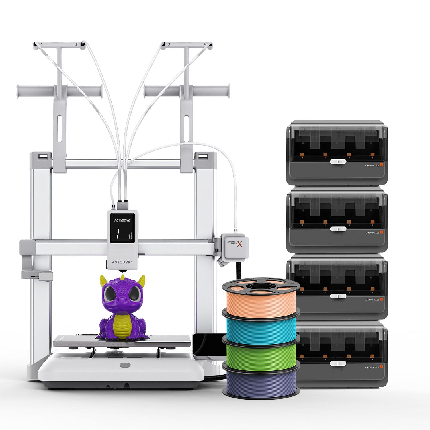 Anycubic Kobra X 3D Printer: Ultimate Multi-Color Printing