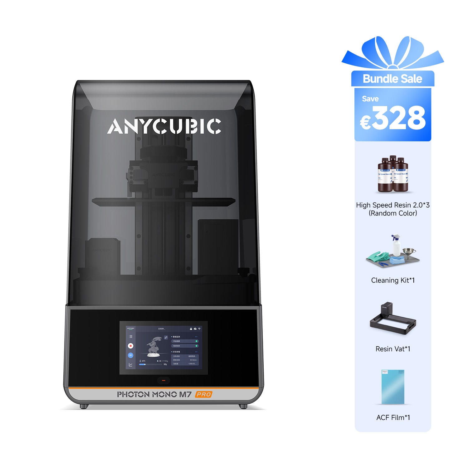 Photon Mono M7 Pro Bundle - High-Precision Resin 3D Printer