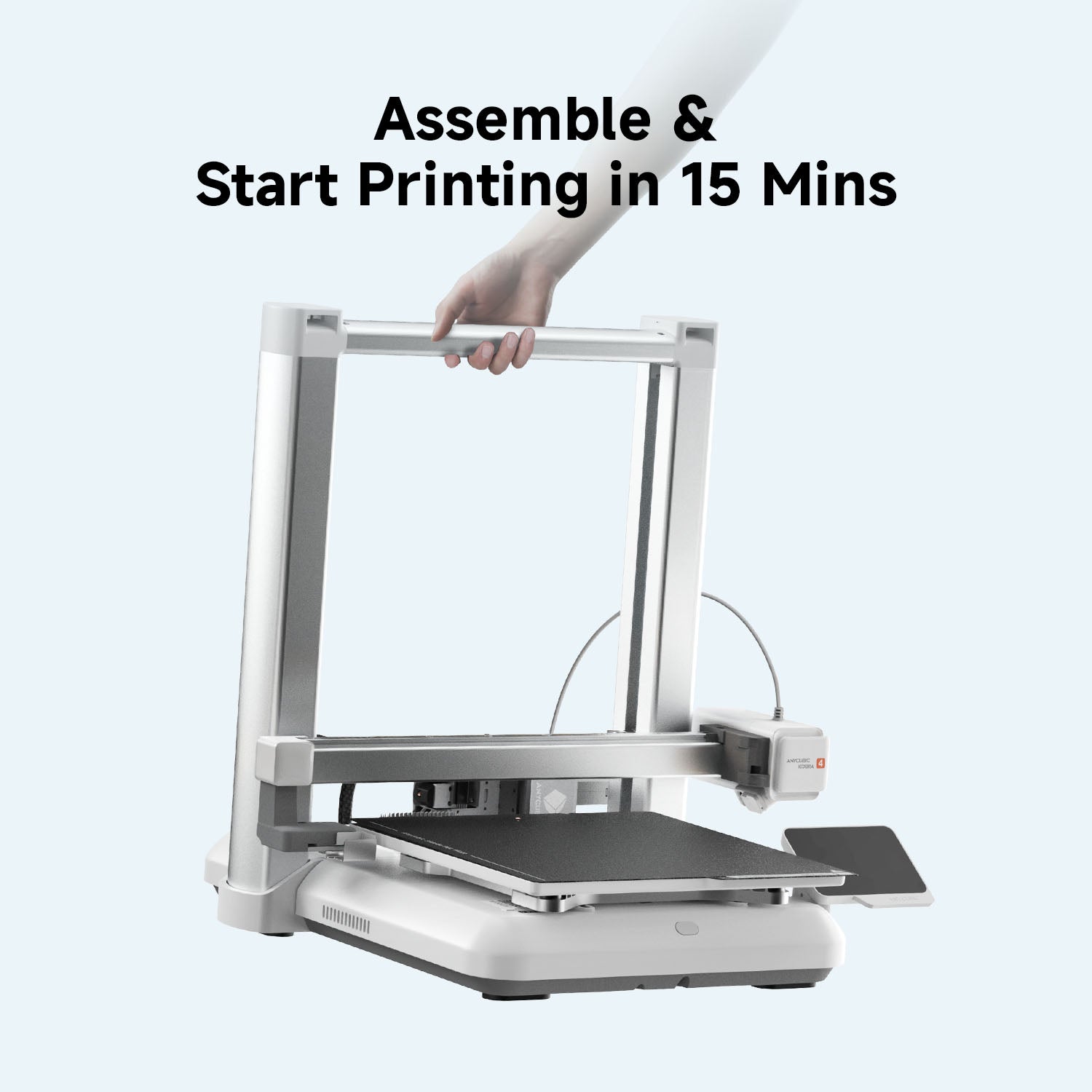 Anycubic Kobra 4 3D Printer: Big, Blazing, Breathtakingly Quiet.