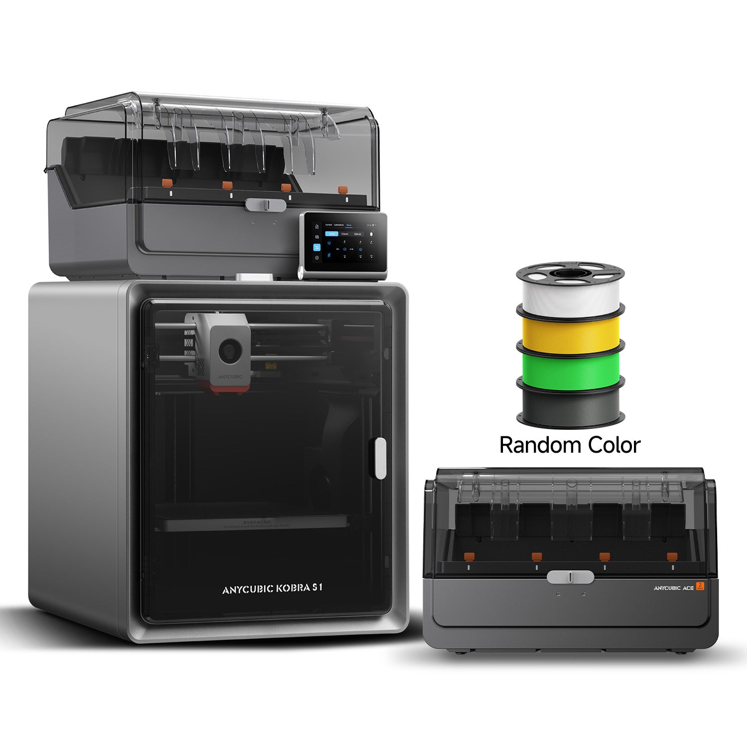 Kobra S1 ACE 2 Pro Combo: 16-Color CoreXY 3D Printer