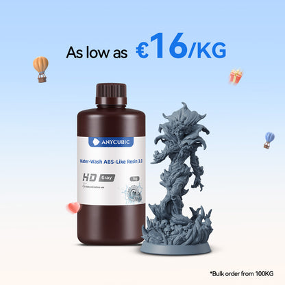 Water-Wash ABS-Like Resin 3.0 10-100KG Deals