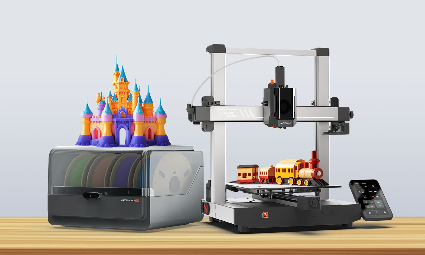 Anycubic Kobra 3 Combo 3D Printer: Be Bold, Be Colourful